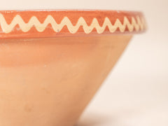 Vintage Glazed Terracotta Bowl