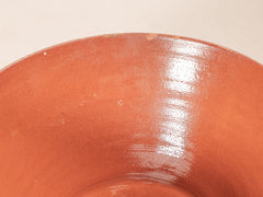 Vintage Glazed Terracotta Bowl