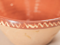 Vintage Glazed Terracotta Bowl