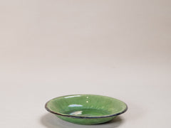 Vintage Green Glazed Plate