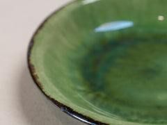 Vintage Green Glazed Plate
