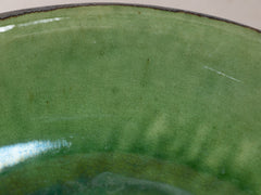 Vintage Green Glazed Plate