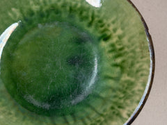 Vintage Green Glazed Plate