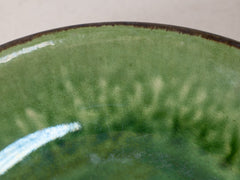 Vintage Green Glazed Plate