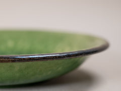Vintage Green Glazed Plate