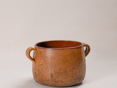 Vintage Glazed Terracotta Pot