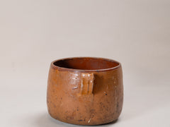 Vintage Glazed Terracotta Pot