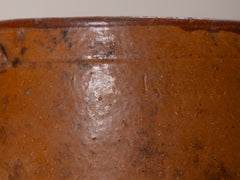 Vintage Glazed Terracotta Pot