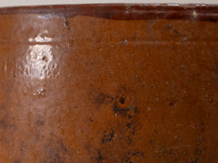 Vintage Glazed Terracotta Pot