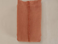 Embroidered Linen Bedspread, Clay