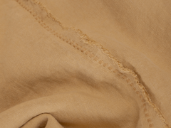 Embroidered Linen Bedspread,  Butter