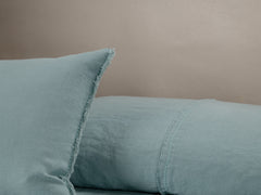 Embroidered Linen Bedspread, Celeste