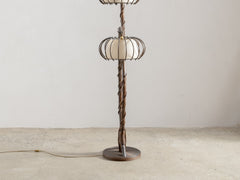 1960s Bamboo Floor Lamp