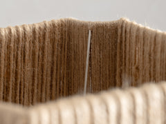 1920s Iron and Jute Floor Lamp