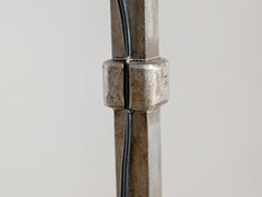 1920s Iron and Jute Floor Lamp