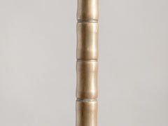 1940s Brass & Leather Floor Lamp