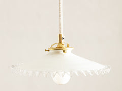 1960s Opaline lamp Shade