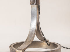 1950s Iron & Jute Table Lamp