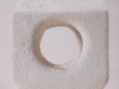 1960s Scupltural Limestone Table Lamp by Albert Tormos