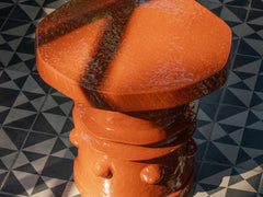 Clara Side Table - Rust