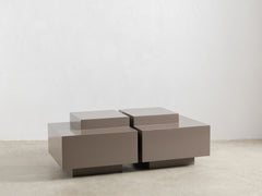 Cubo Lacquered Side Table