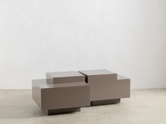 Cubo Lacquered Side Table