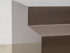 Cubo Lacquered Side Table