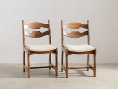 Brutalist Razorback Dining Chair in the style of Guillerme & Chambron