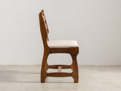 Brutalist Razorback Dining Chair in the style of Guillerme & Chambron