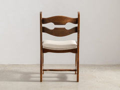 Brutalist Razorback Dining Chair in the style of Guillerme & Chambron