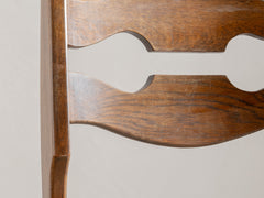 Brutalist Razorback Dining Chair in the style of Guillerme & Chambron