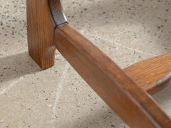 Brutalist Razorback Dining Chair in the style of Guillerme & Chambron