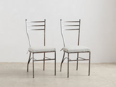 1960's Iron Chair 06 with Cushion