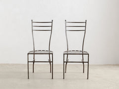 1960's Iron Chair 06 with Cushion