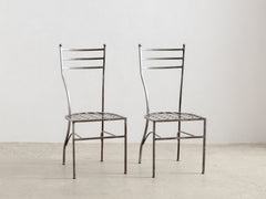 1960's Iron Chair 06 with Cushion