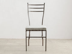 1960's Iron Chair 06 with Cushion