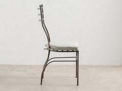 1960's Iron Chair 06 with Cushion