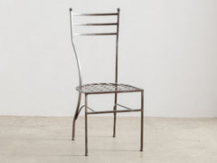 1960's Iron Chair 06 with Cushion