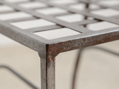 1960's Iron Chair 06 with Cushion