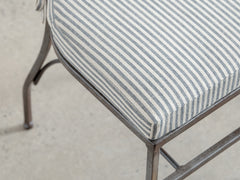 1960's Iron Chair 06 with Cushion