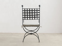 1960's Iron Chair 08 with Cushion
