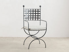 1960's Iron Chair 08 with Cushion