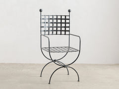 1960's Iron Chair 08 with Cushion