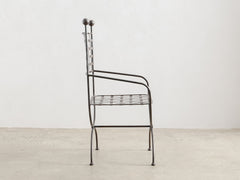 1960's Iron Chair 09 with Cushion