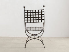 1960's Iron Chair 09 with Cushion