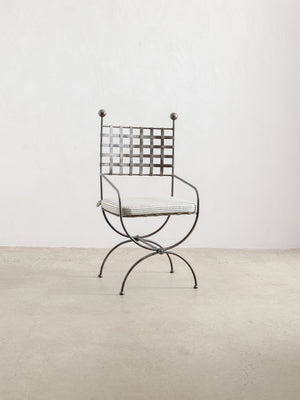 1960's Iron Chair 09 with Cushion