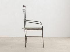 1960's Iron Chair 09 with Cushion