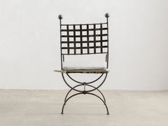 1960's Iron Chair 09 with Cushion