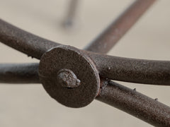 1960's Iron Chair 09 with Cushion