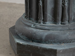 Concrete Fluted Pedestal